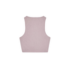 FLOWING CROP TOP - Pearl Grey