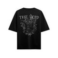BLOOMSCAPE BLACK OVERSIZED FIT T-SHIRT