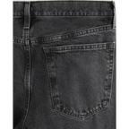 WASHED BLACK BAGGY FIT JEANS