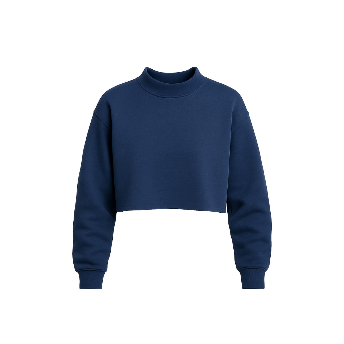 CROPPED SWEATSHIRT - Blue