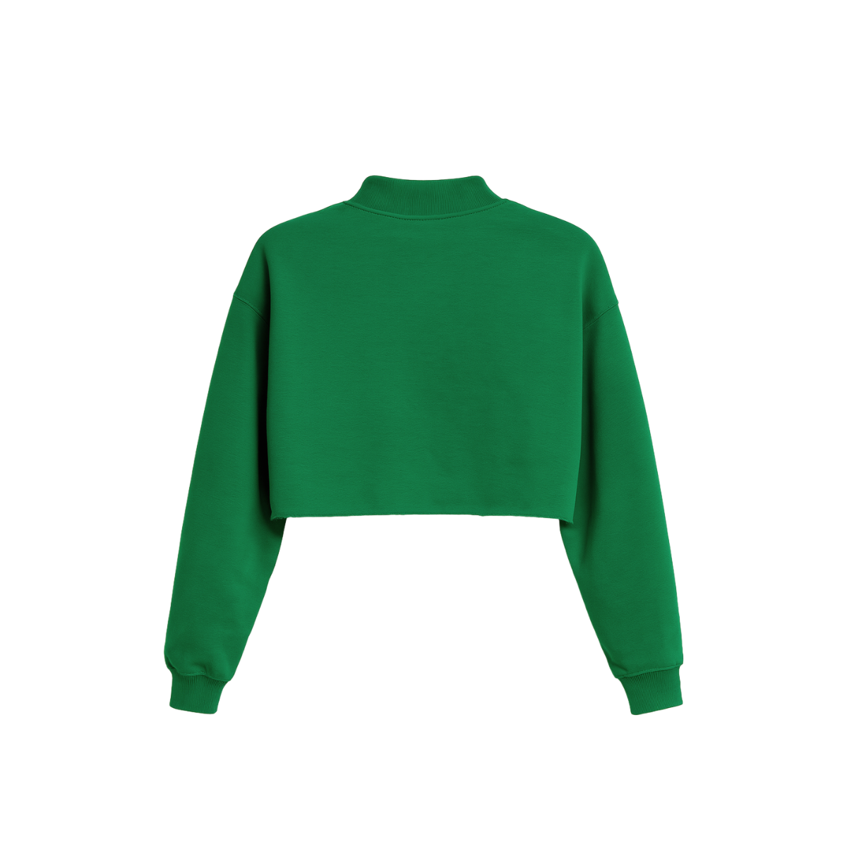 CROPPED SWEATSHIRT - Green